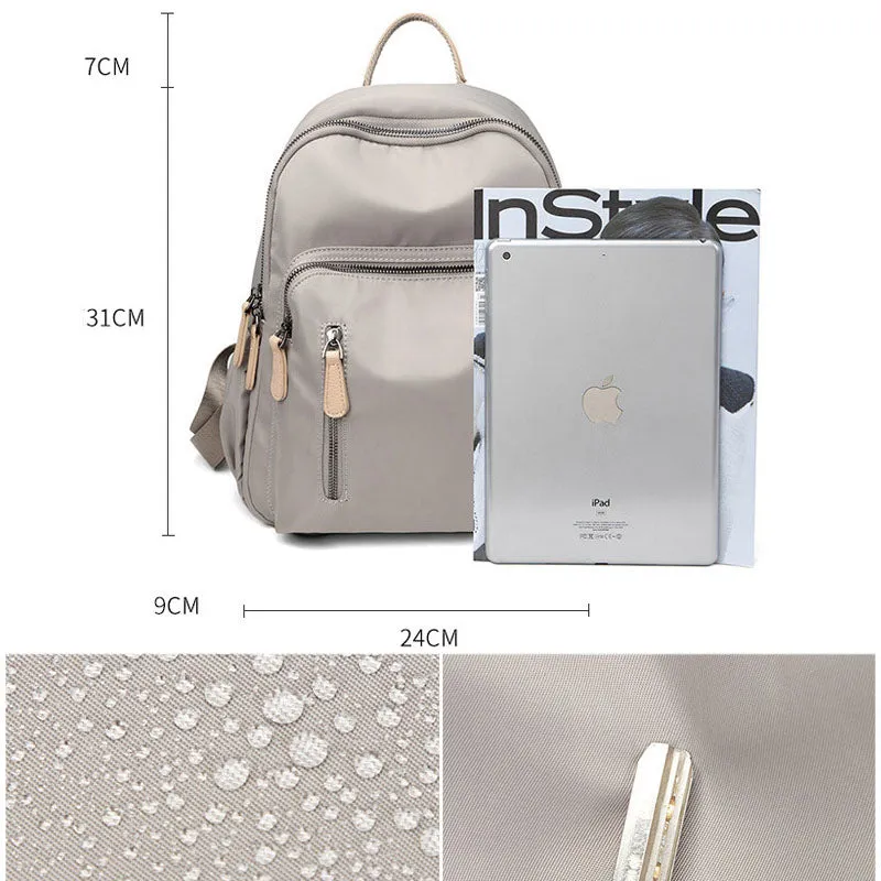 Anti-theft Waterproof Oxford Backpack Shoulder Bag Teens Rucksack