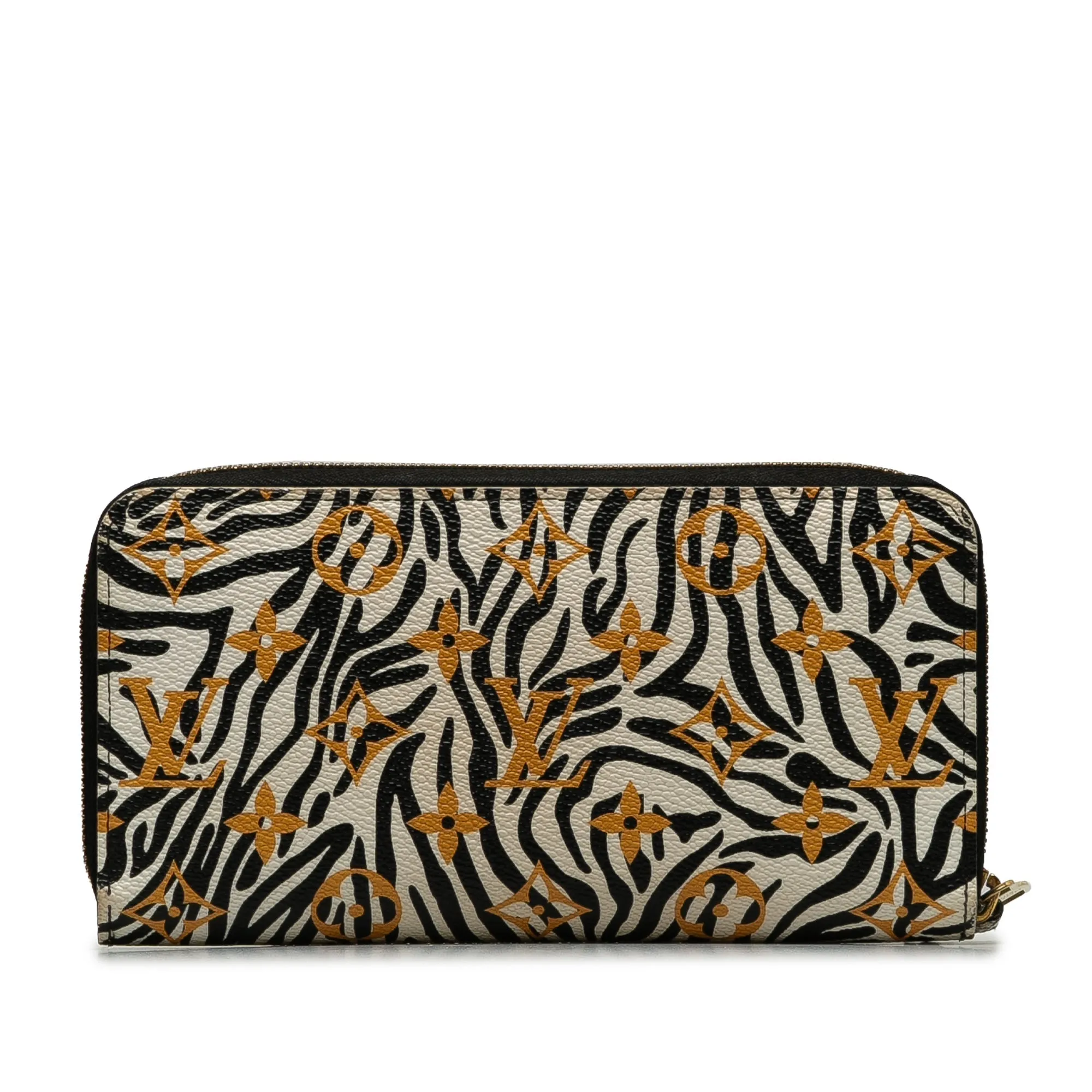 Brown Louis Vuitton Monogram Giant Jungle Zippy Wallet