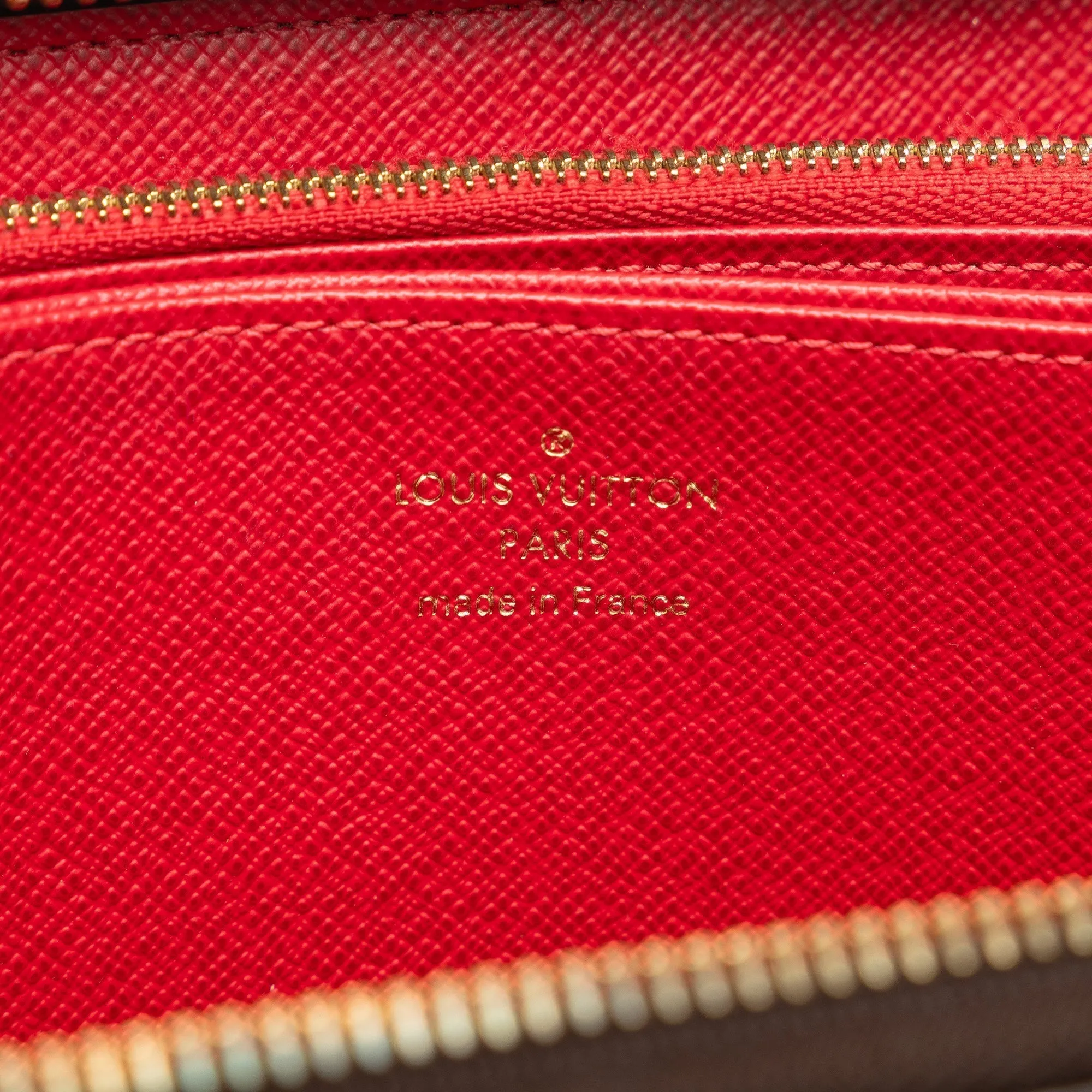 Brown Louis Vuitton Monogram World Tour Zippy Long Wallet