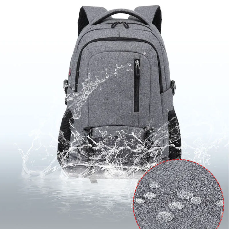 Business Laptop Backpack Men's Computer Bookbag Leisure Outdoor School Bag