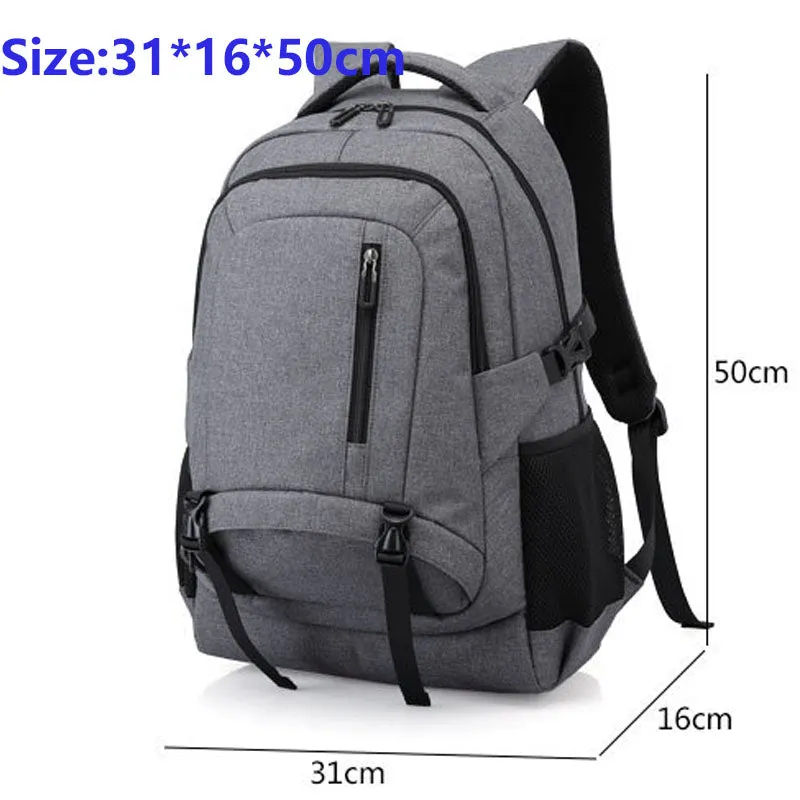 Business Laptop Backpack Men's Computer Bookbag Leisure Outdoor School Bag