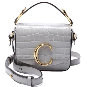 C Bag Mini Crocodile Embossed