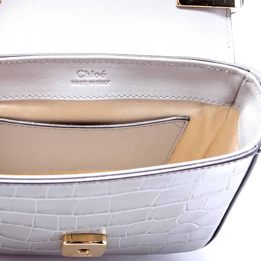 C Bag Mini Crocodile Embossed