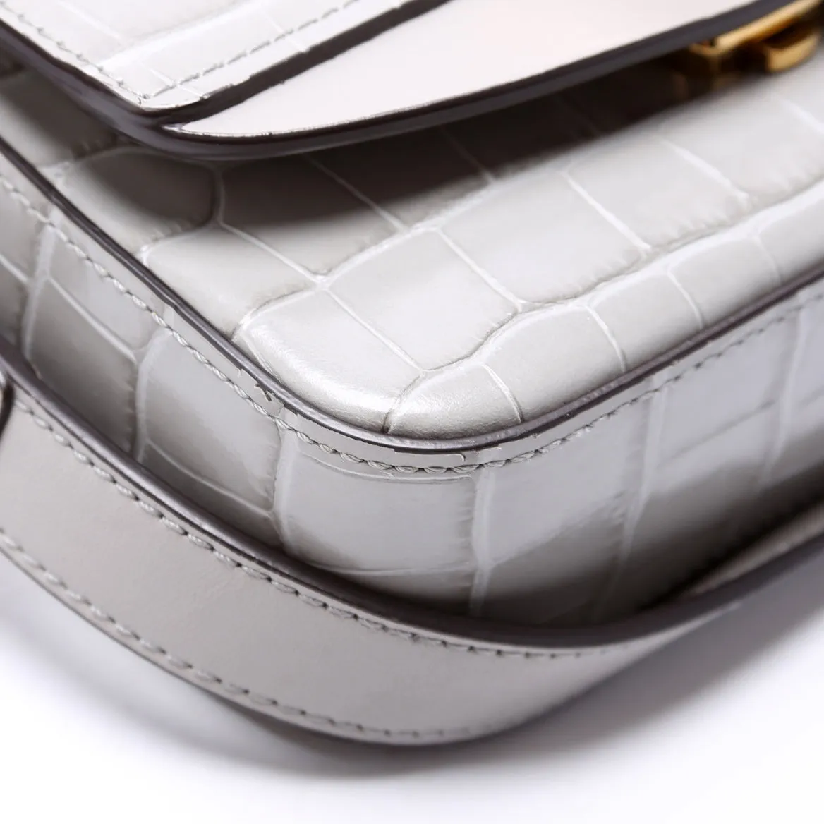 C Bag Mini Crocodile Embossed