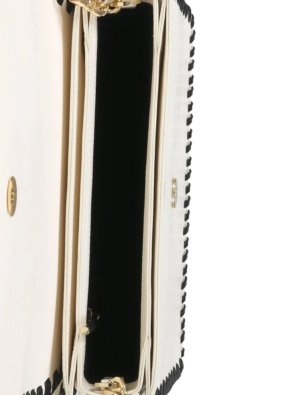 Cavalli Class GWLPCL B20 Milano Rmx 00 White/Black Large Shoulder Bag