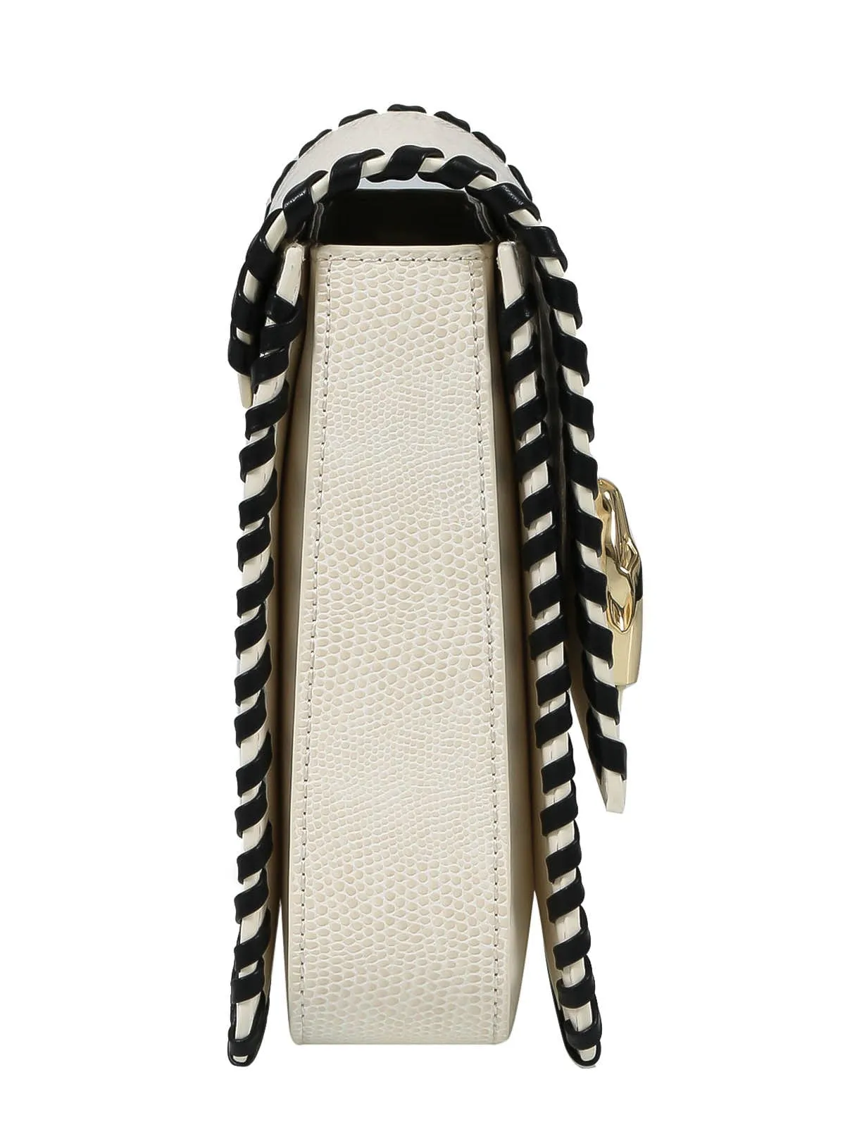 Cavalli Class GWLPCL B20 Milano Rmx 00 White/Black Large Shoulder Bag