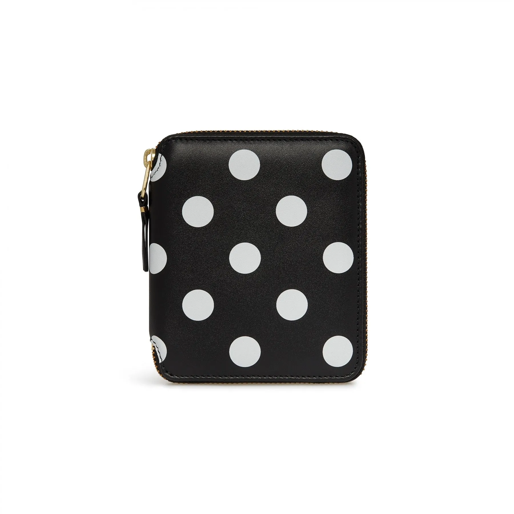 CDG Polka Dots Printed Wallet (Black SA2100PD)