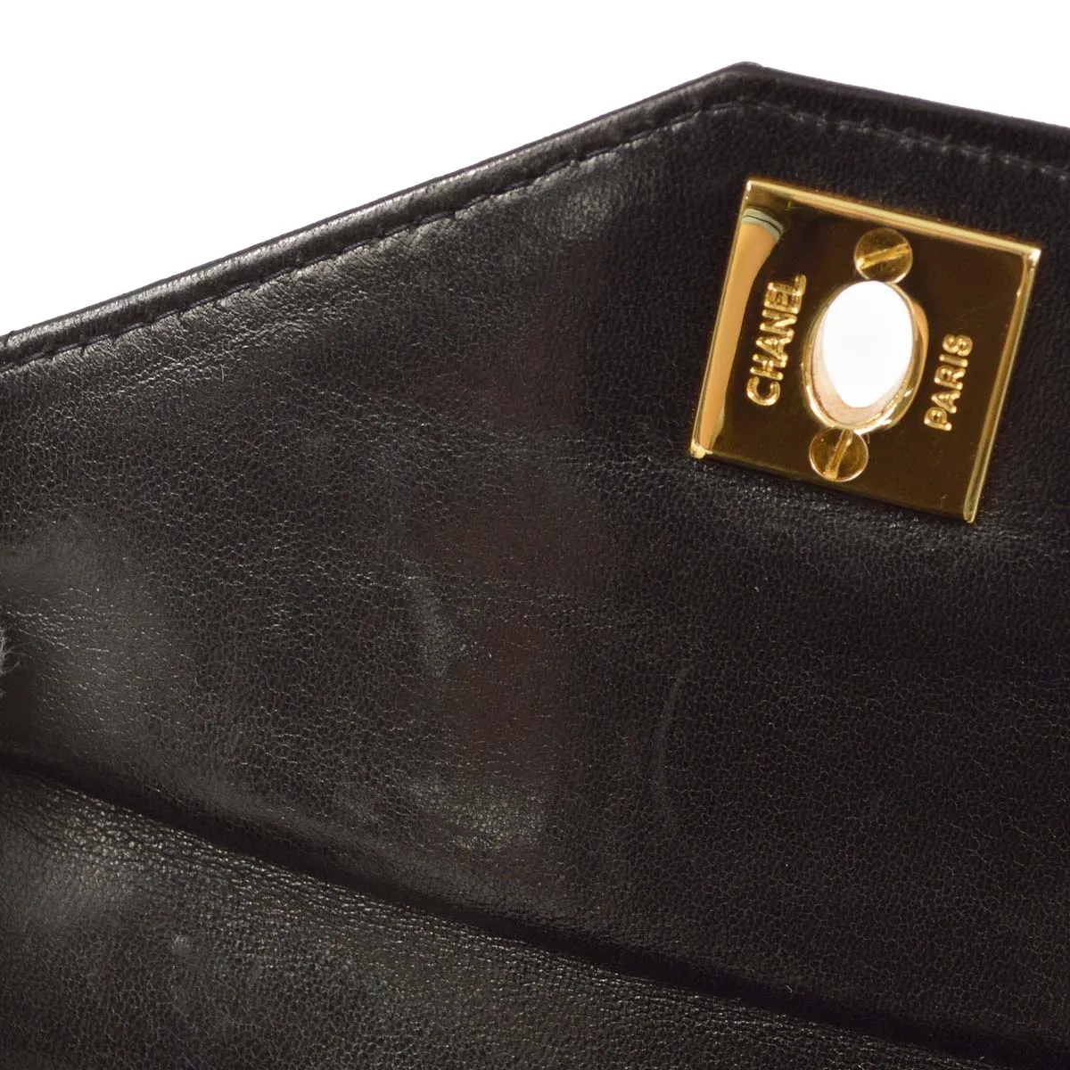 Chanel * 1996-1997 Black Crocodile Handbag