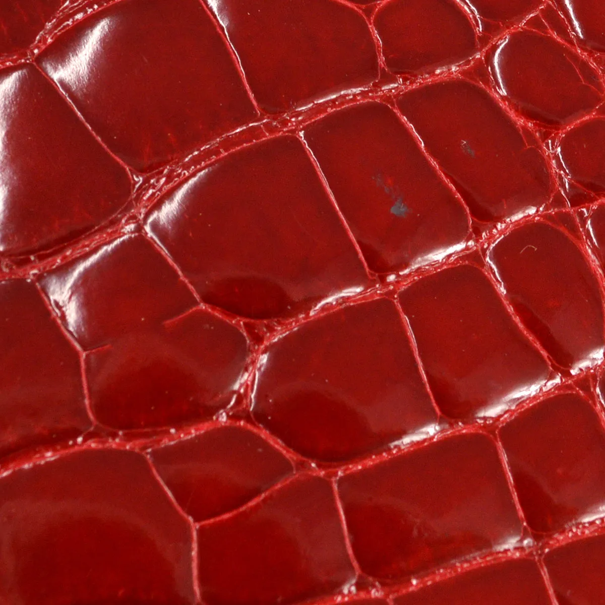 CHANEL * 1997-1999 Handbag Crocodile Red 97577