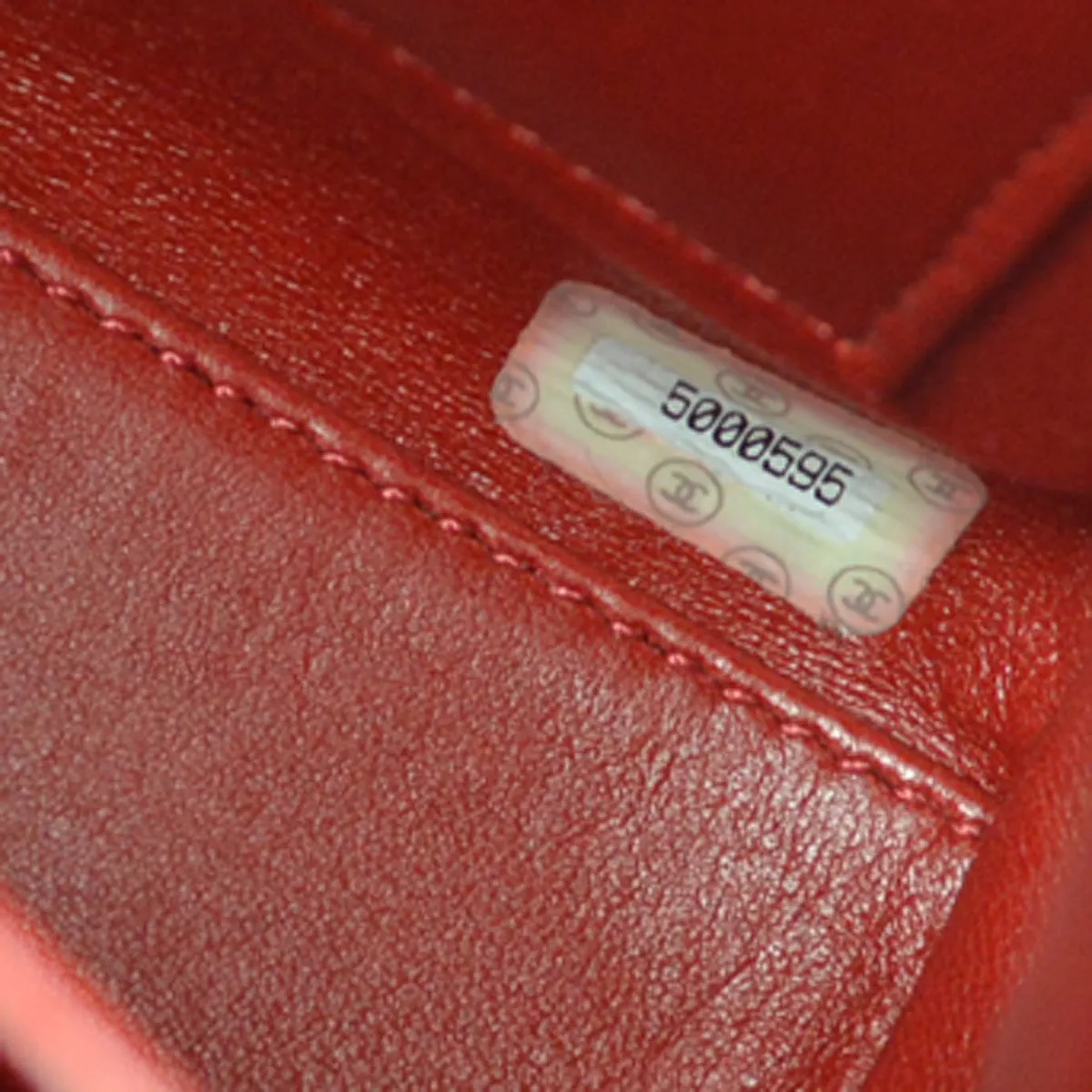 CHANEL * 1997-1999 Handbag Crocodile Red 97577