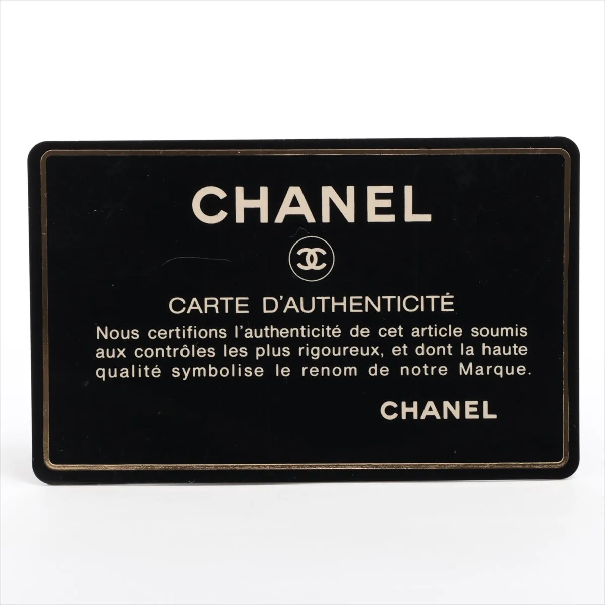 Chanel Coco Caviar S Compact Wallet Three Folded Beige Gold  3rd
