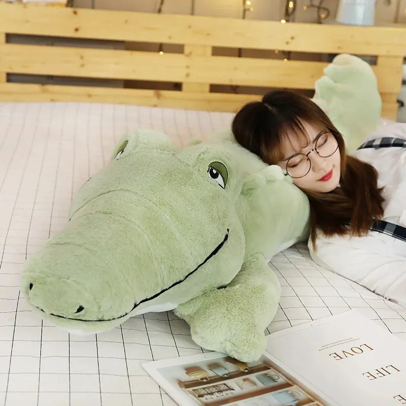 Crocodile Pillow Soft & Stuffed.
