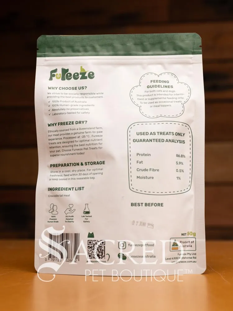 Freeze Dried Crocodile