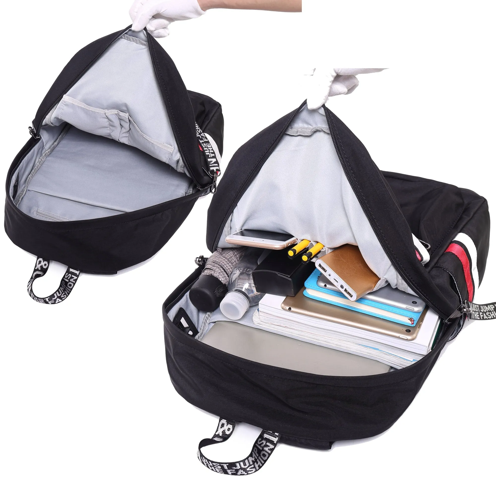 Girls School Backpack Bookbag Casual Travel Daypack with USB Charging Port