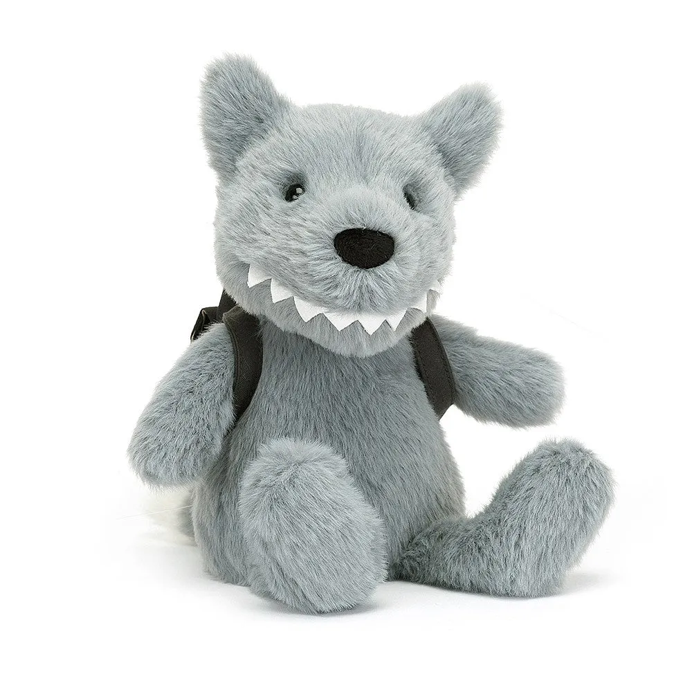 Jellycat Soft Toy Backpack Wolf