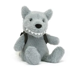 Jellycat Soft Toy Backpack Wolf