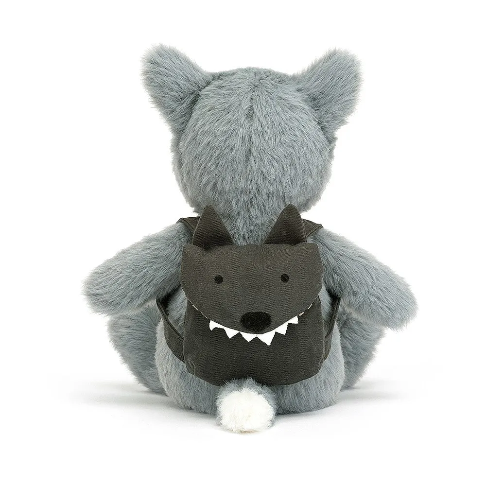 Jellycat Soft Toy Backpack Wolf
