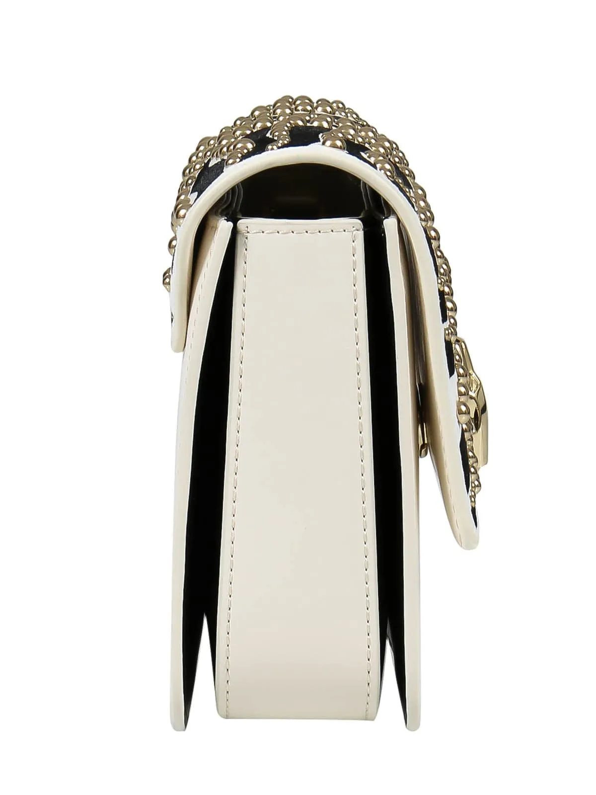 Roberto Cavalli Class GWLPCM 010 Milano Rmx 0 Black/White Medium Shoulder Bag