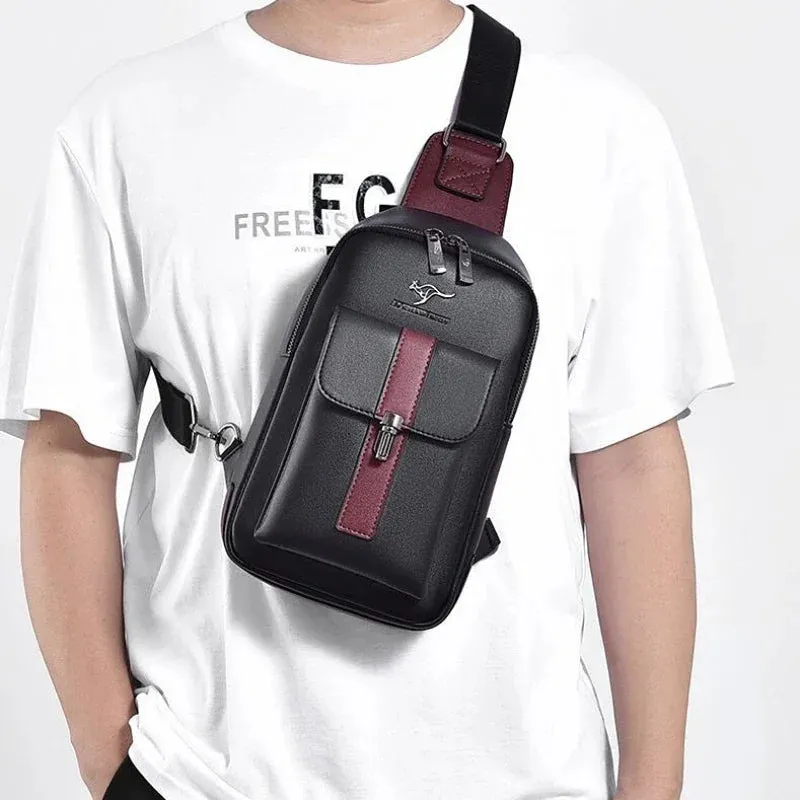 Shoulder Bag fashion Cross body Chest Bag Waterproof Travel Messenger Pack Male fanny pack
