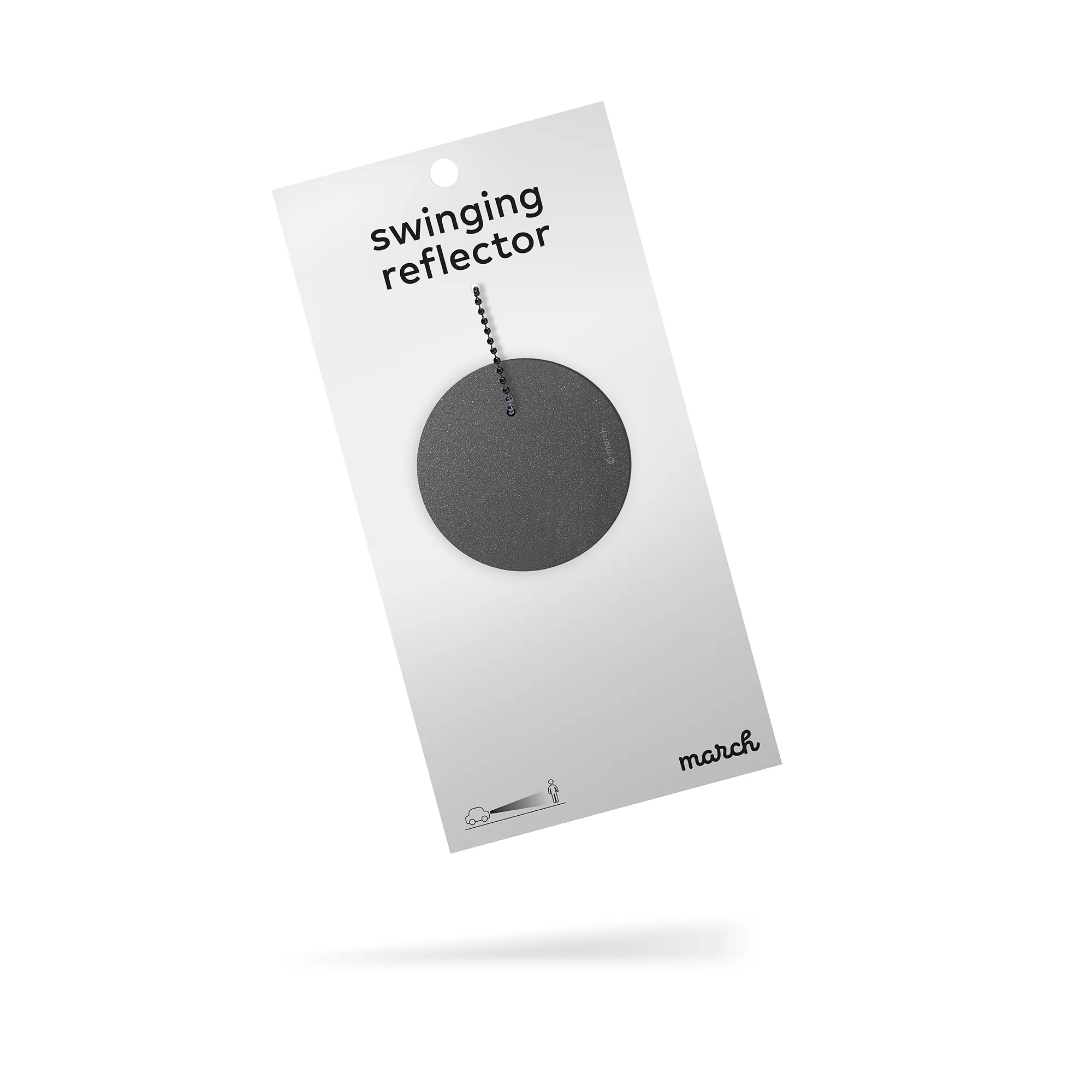 swinging reflector - round