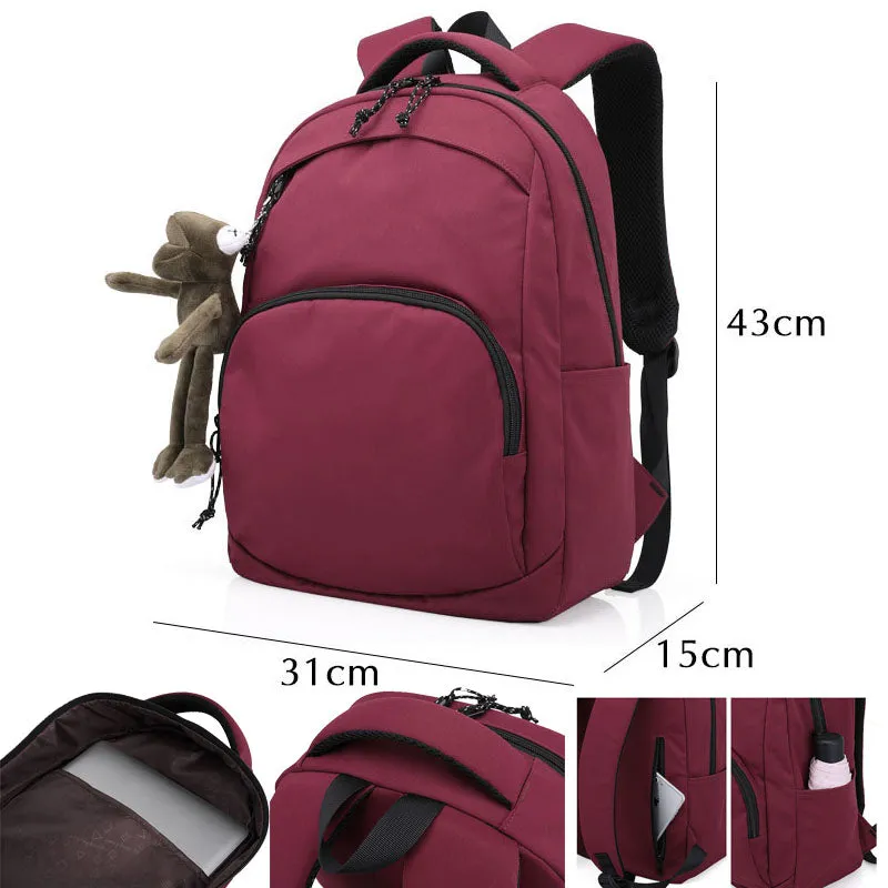 Teenage Girls' Backpack Middle School Students Bookbag Outdoor Daypack