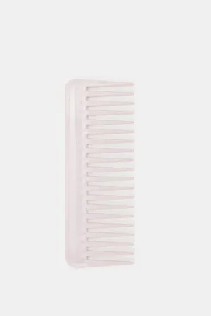 Women Pink Plain Hair Comb