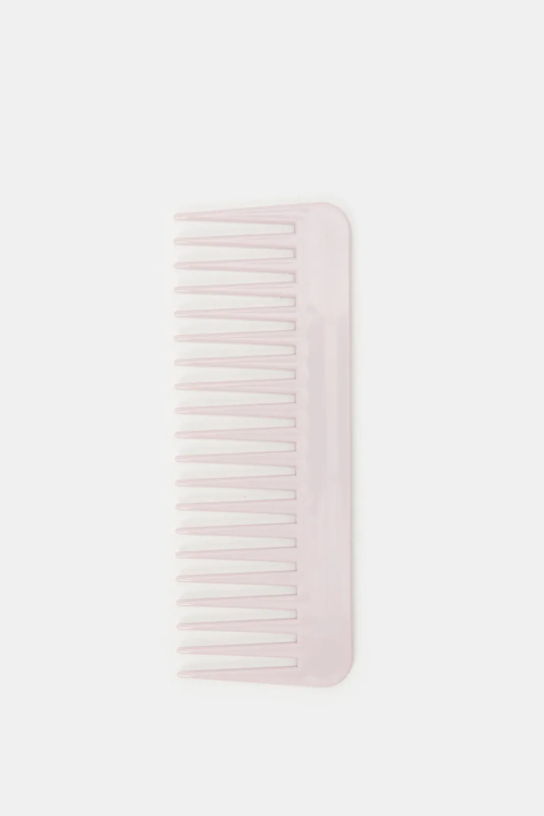 Women Pink Plain Hair Comb