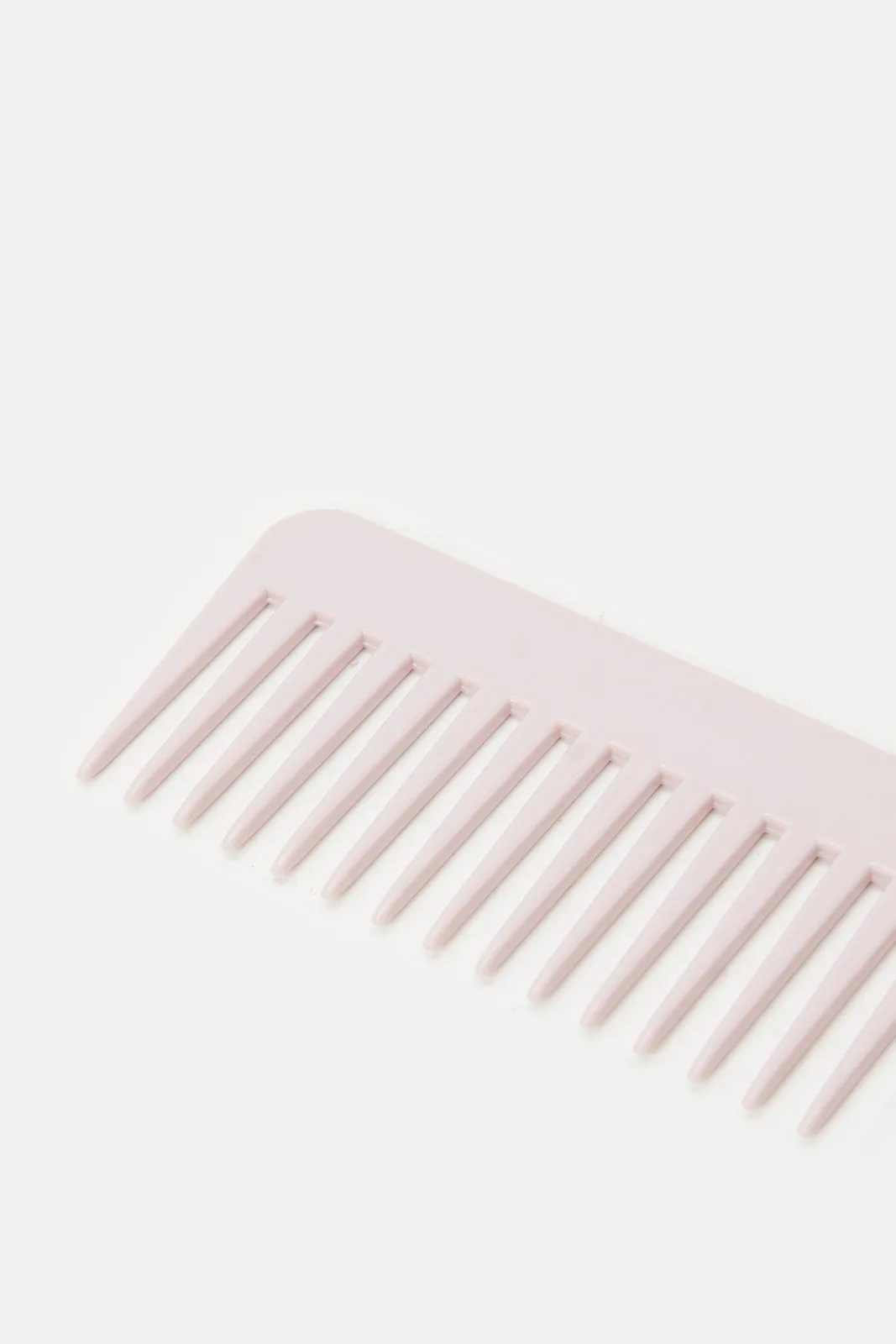 Women Pink Plain Hair Comb